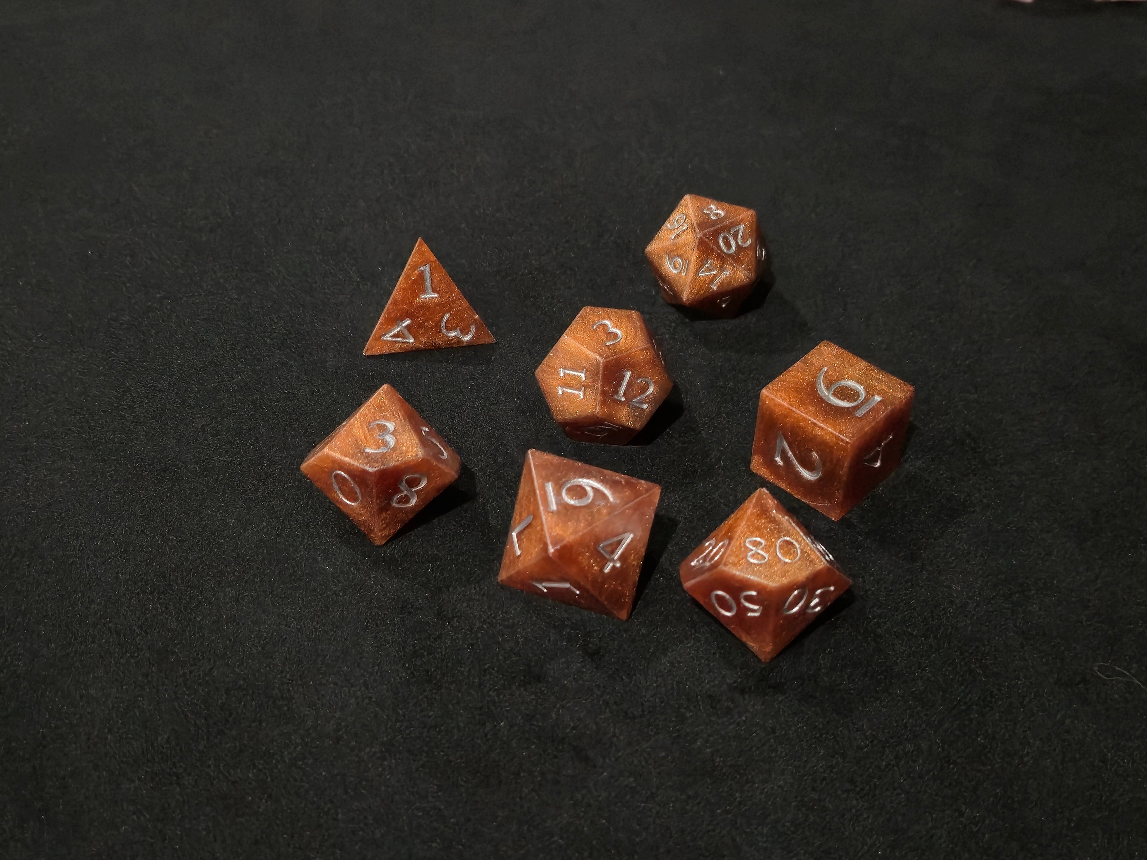 Galerion 7 piece dice set