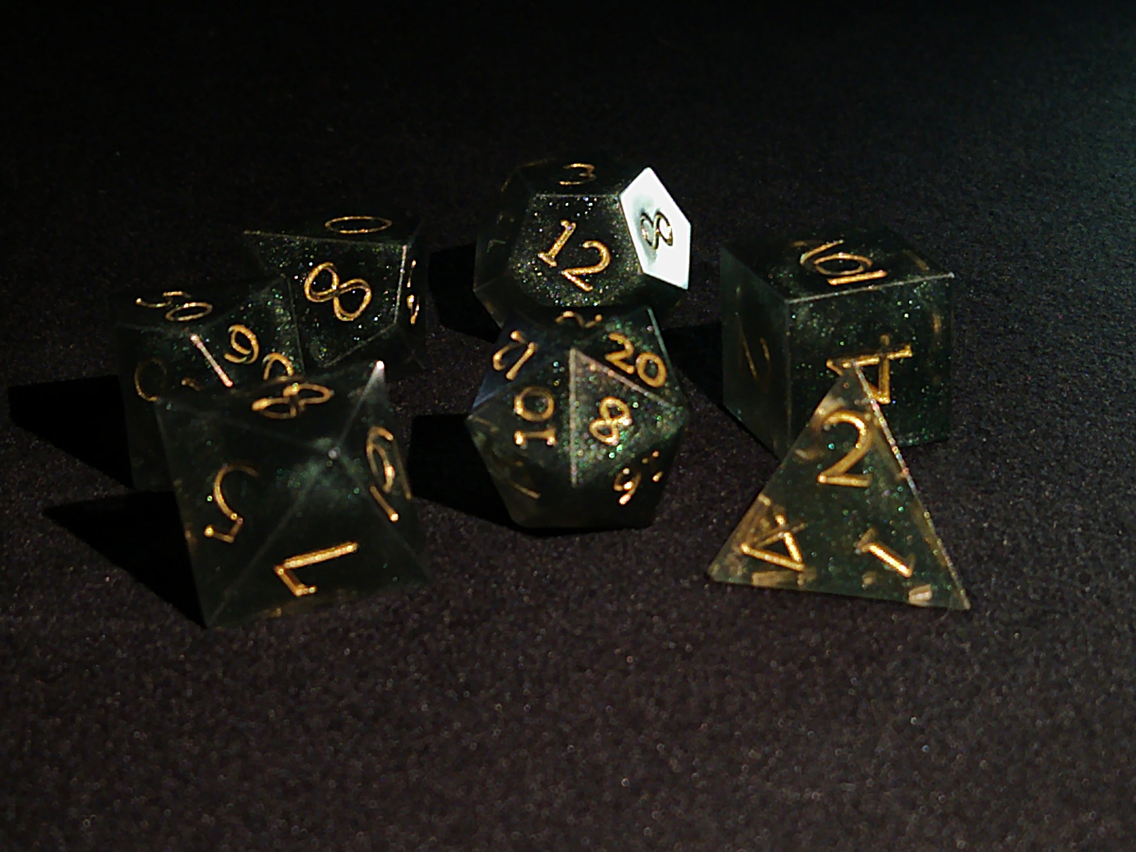 Depth 7 piece dice set