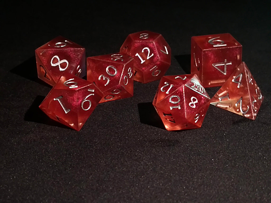Bloodlust 7 piece dice set