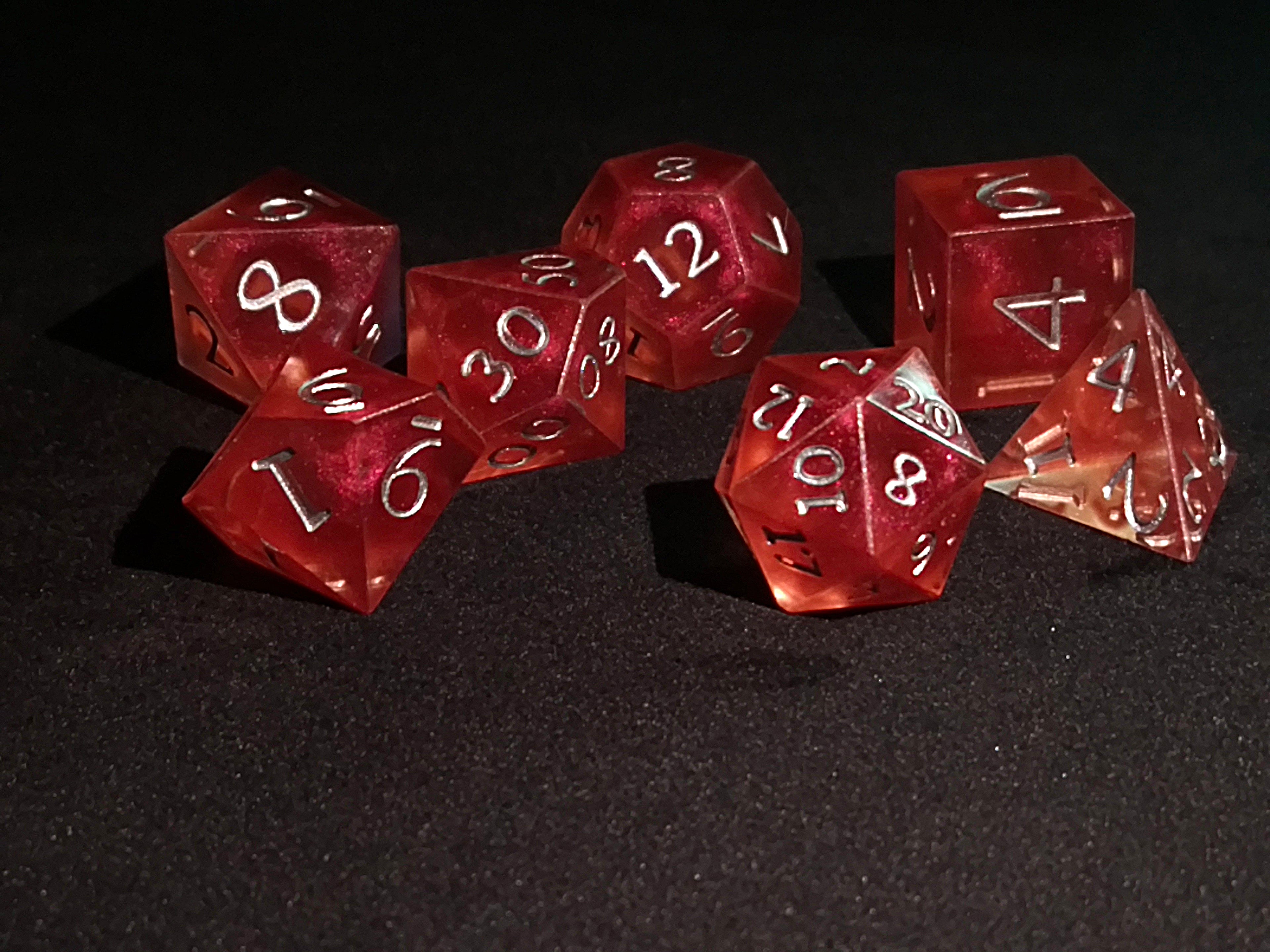 Bloodlust 7 piece dice set