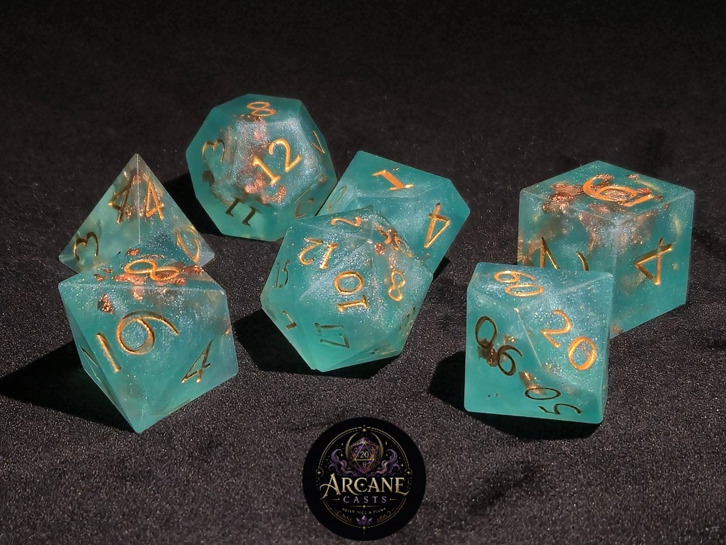 Eden 7 piece dice set