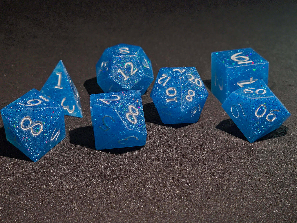 Novice 7 piece dice set